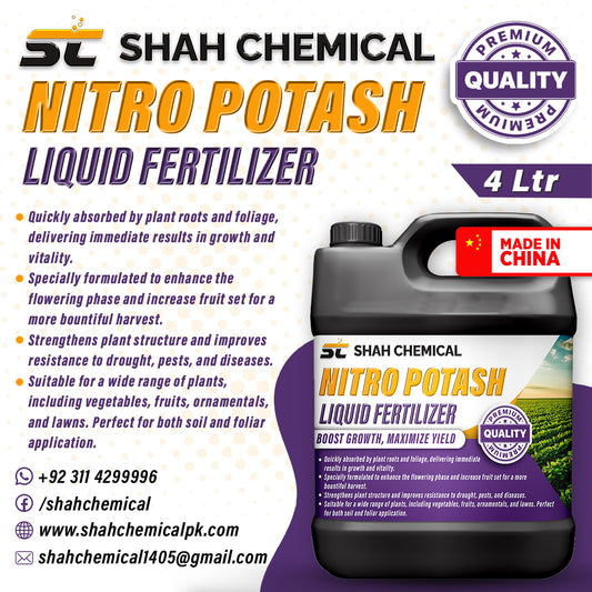 Nitro Potash ( liquid fertilizer ) Made In China - 4 litre