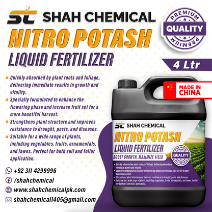 Nitro Potash (LIQUID FERTILIZER & MICRONUTRIENTS) - MADE IN CHINA