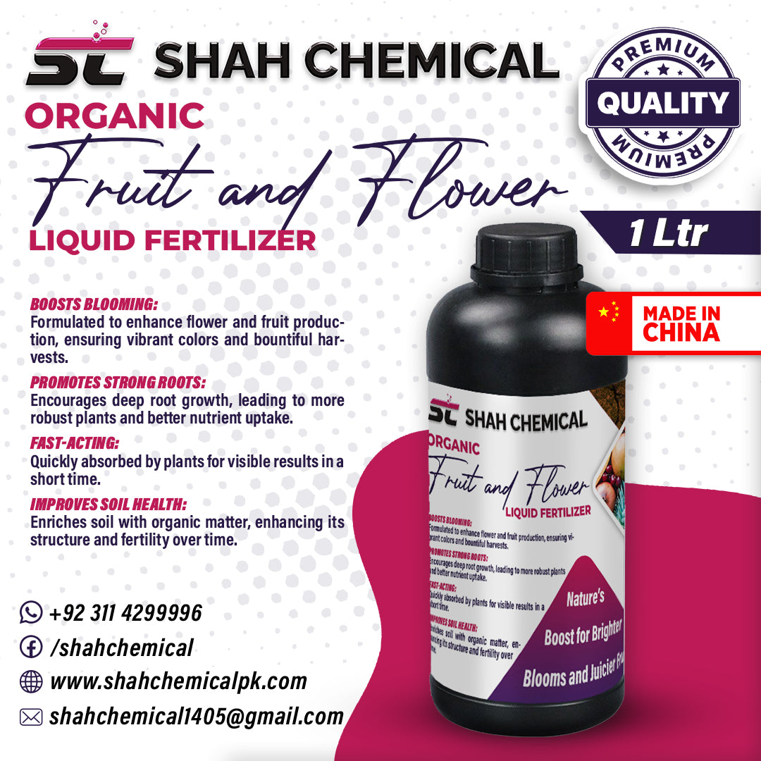Organic Fruit And Flower (LIQUID FERTILIZER & MICRONUTRIENTS) - MADE IN CHINA