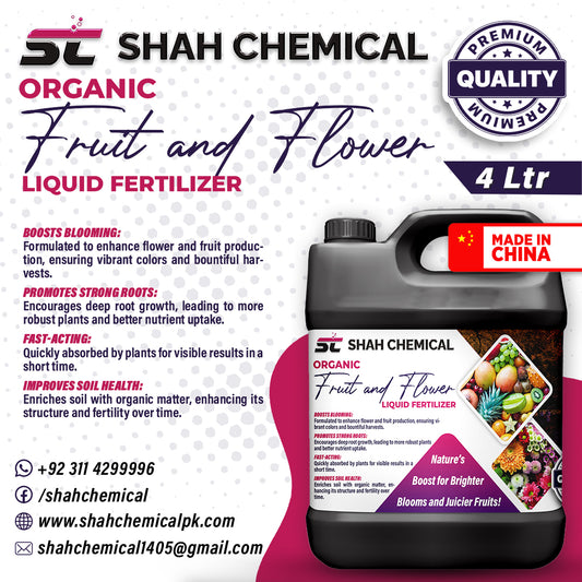 Organic Fruit And Flower ( liquid fertilizer ) - 4 litre