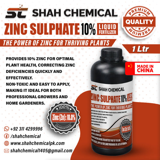 Zinc Sulphate 10% ( liquid fertilizer ) Made In China - 1 litre