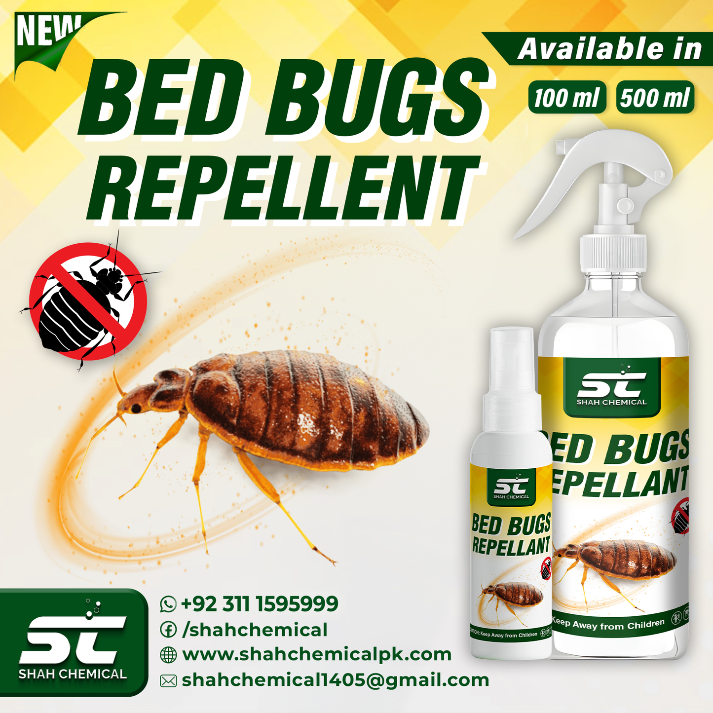 Bed Bugs Repellent Ready For Use Spray