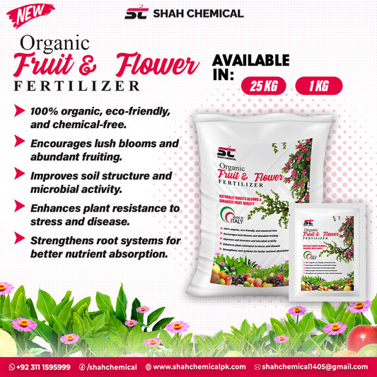 Organic Fruit & Flower Fertilizer - MADE IN ITALY