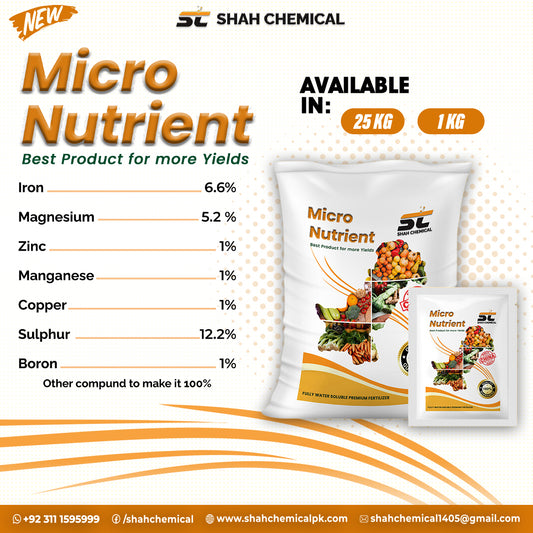 Micro Nutrient Fully Water Soluble Premium Fertilizer - MADE IN CHINA