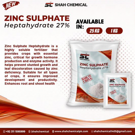 Zinc Sulphate Heptahydrate 27% - MADE IN CHINA