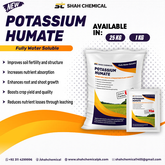 Potassium Humate (HUMIC ACID)- MADE IN TURKEY
