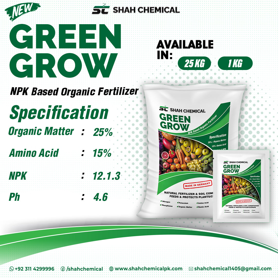 Green  Grow ( NPK Based Organic Fertilizer ) - MADE IN GERMANY