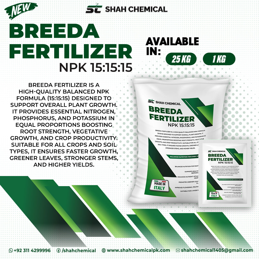 Breeda Fertilizer N.P.K (15 15 15) - MADE IN ITALY