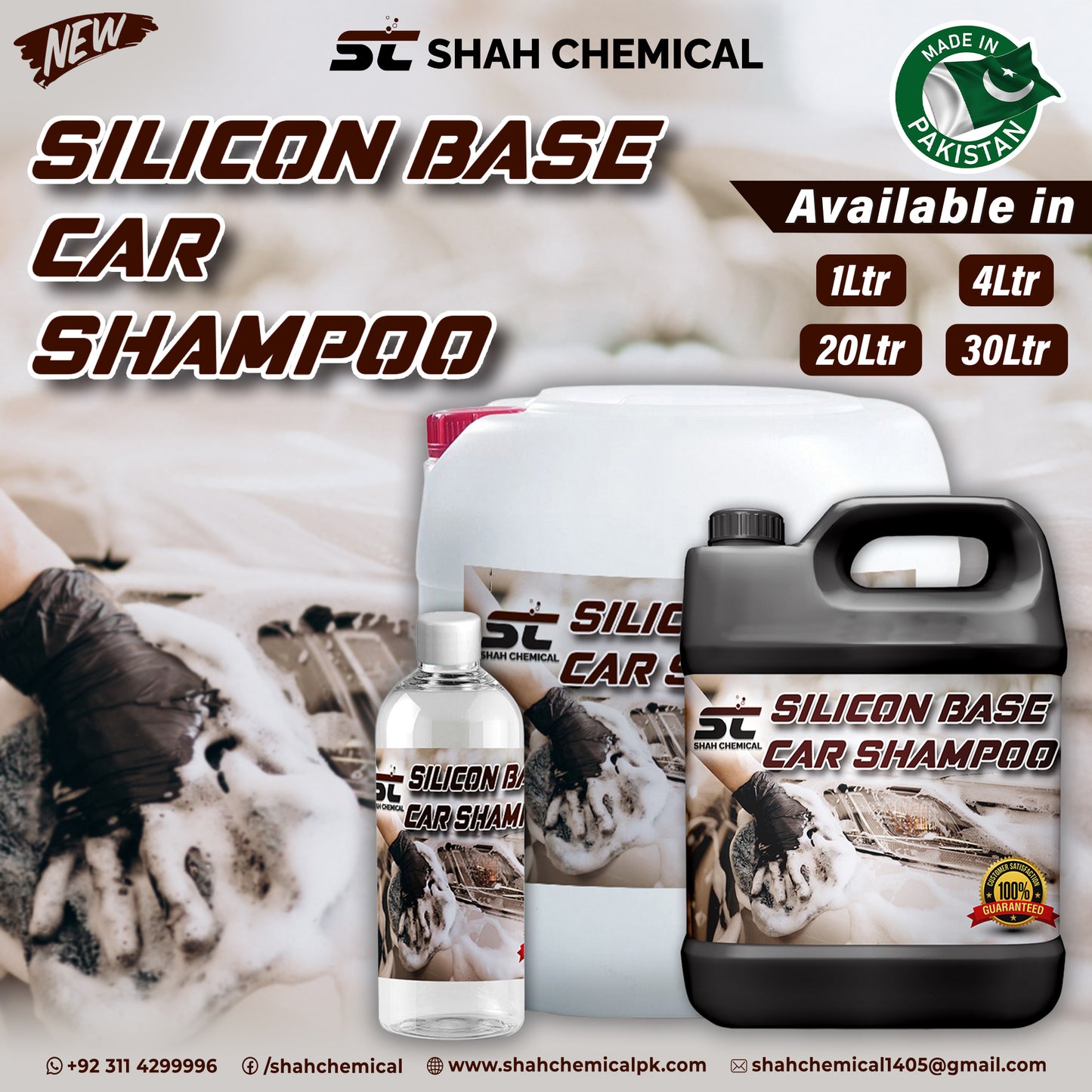 Silicone Base Car wash Shampoo