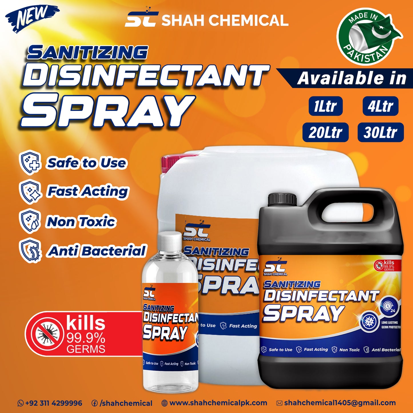 Sanitizing Disinfectant Spray