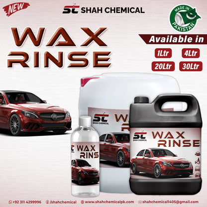 Wax Rinse Sealant Car wash & wax shampoo