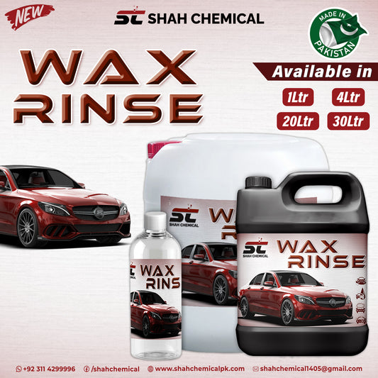 Wax Rinse Sealant Car wash & wax shampoo