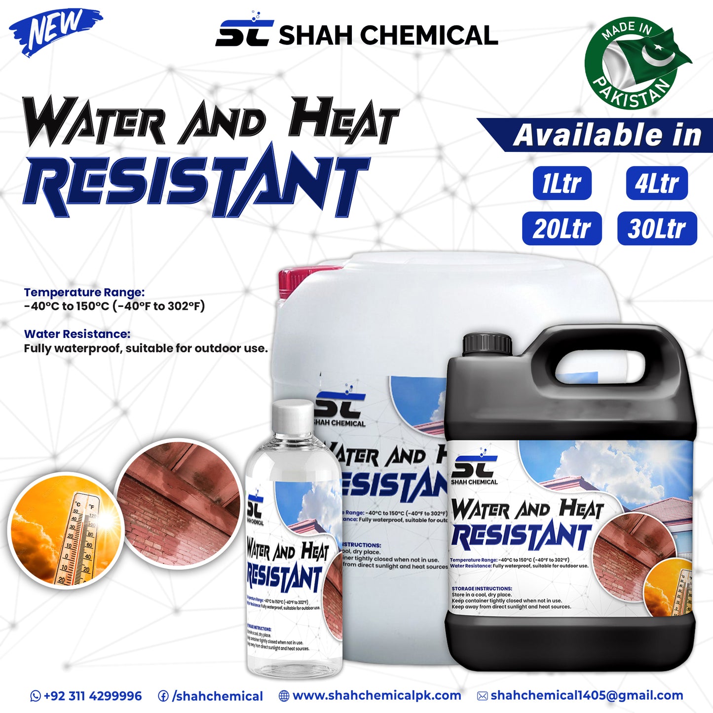 Water And Heat Resistant