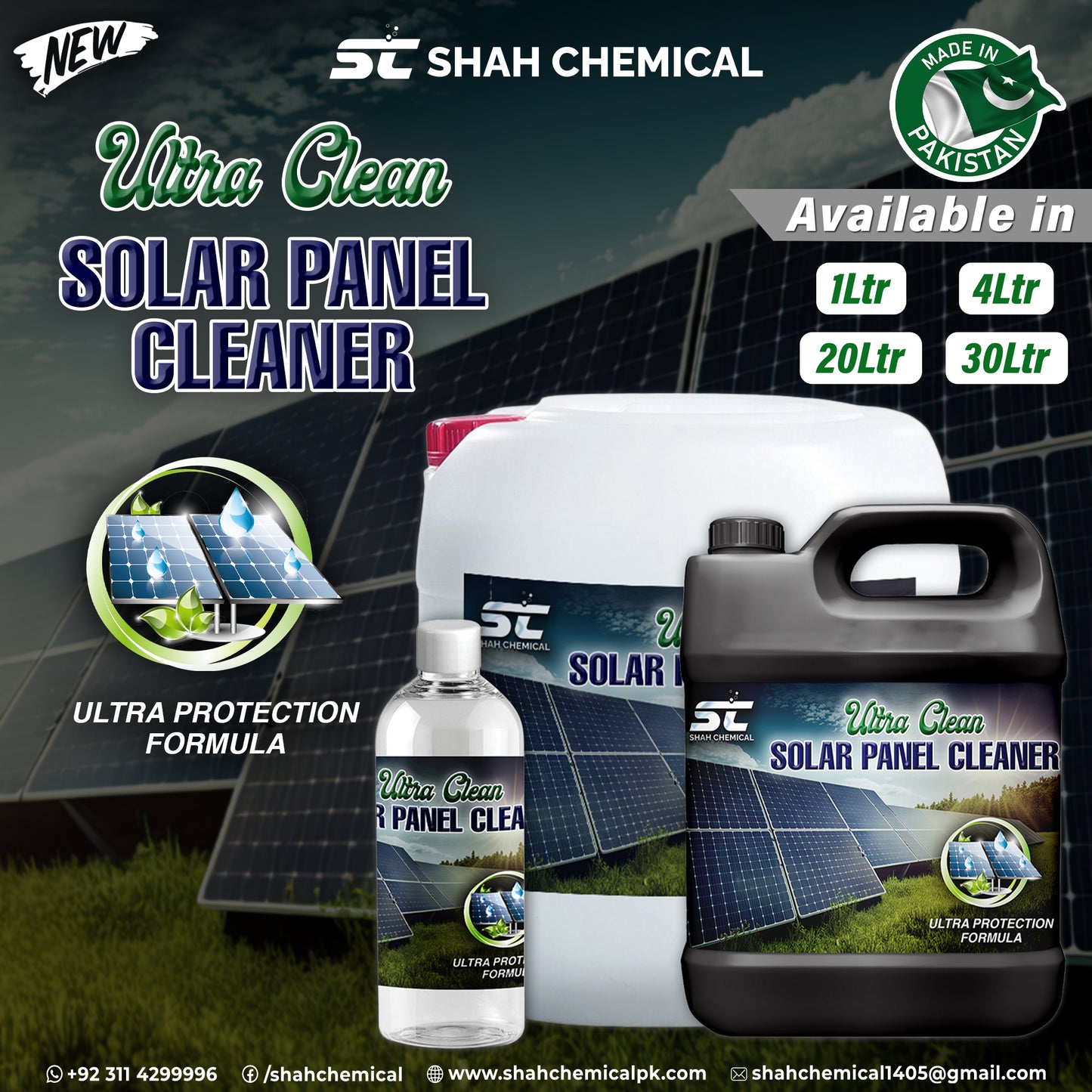 Ultra Clean Solar Panel Cleaner
