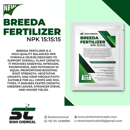 Breeda Fertilizer N.P.K (15 15 15) - MADE IN ITALY