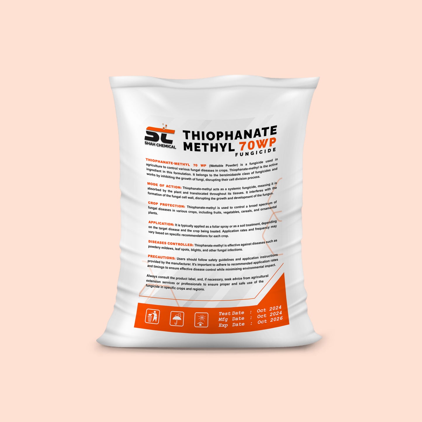 Thiophanate-methyl 70 WP - 25 kg Bag