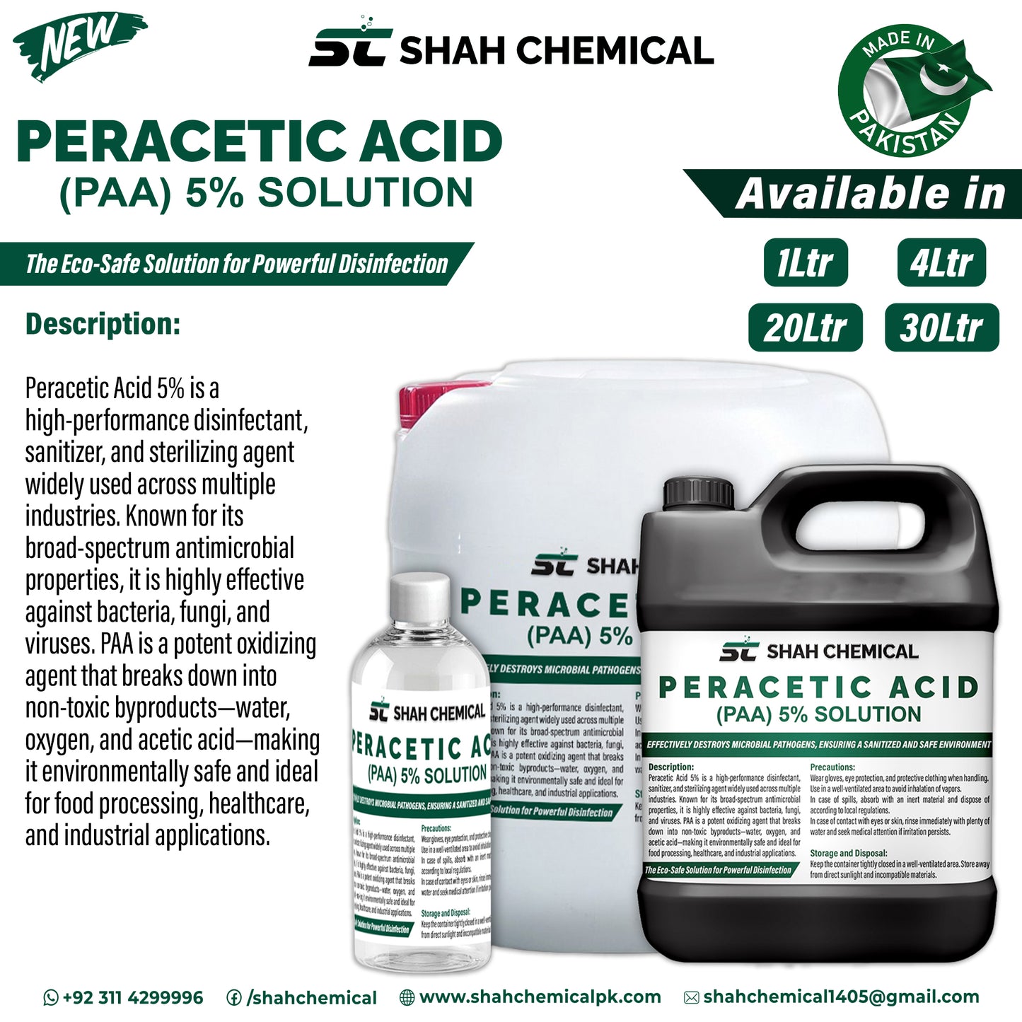 Peracetic Acid (PAA) 5% Solution