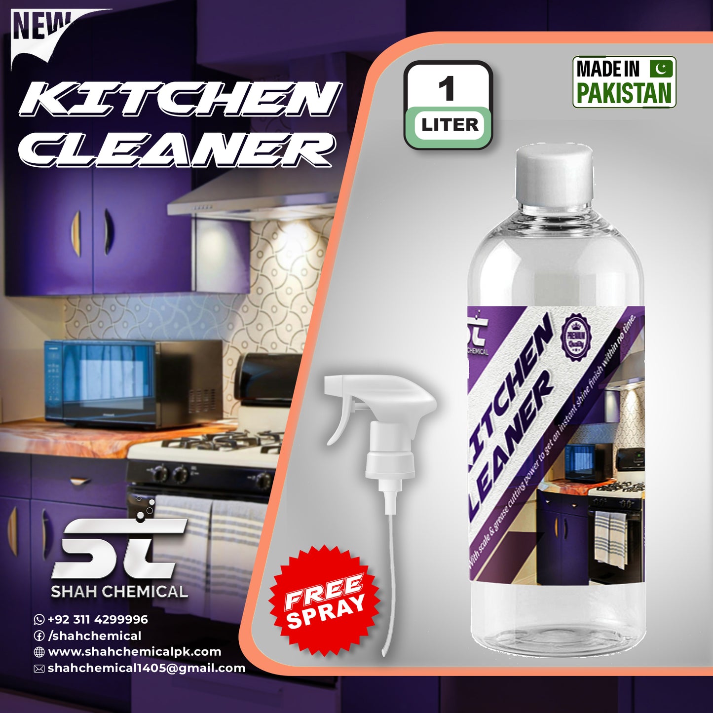 Kitchen Cleaner Ready For Use