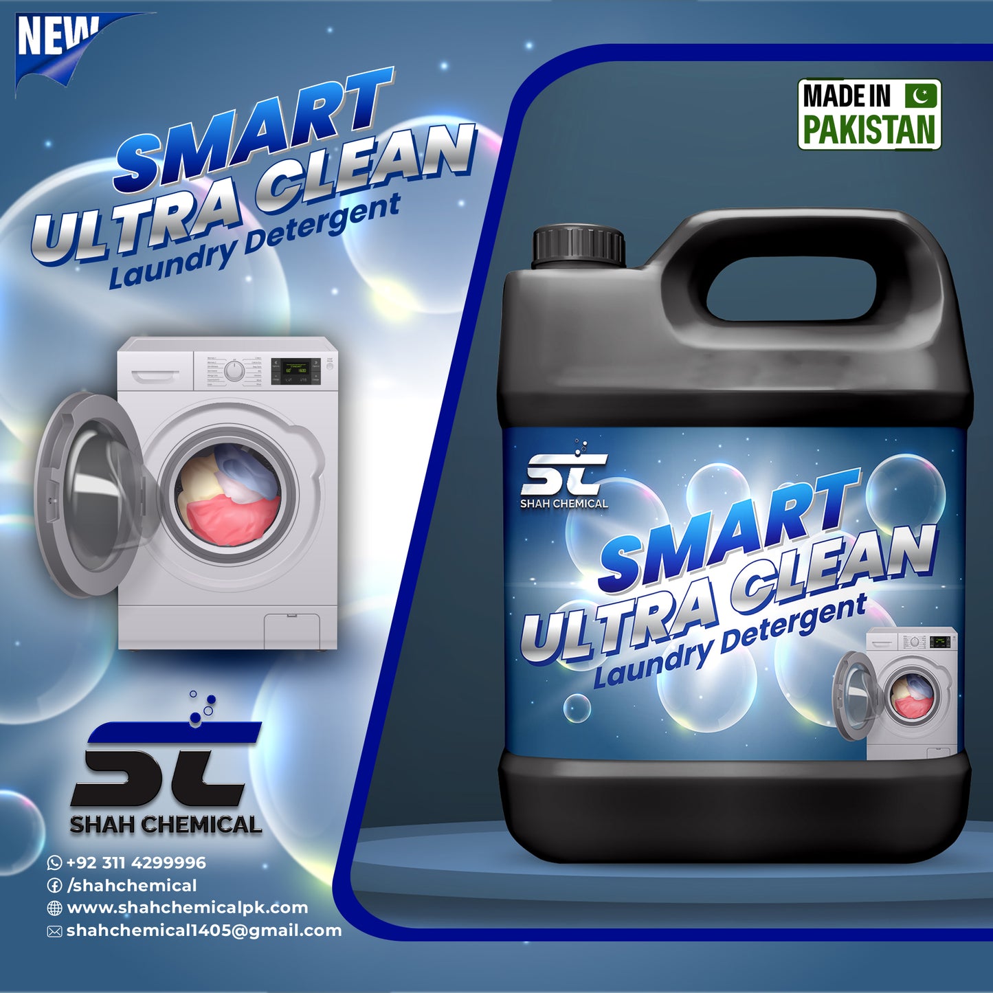 Smart Ultra Clean Laundry Liquid Detergent