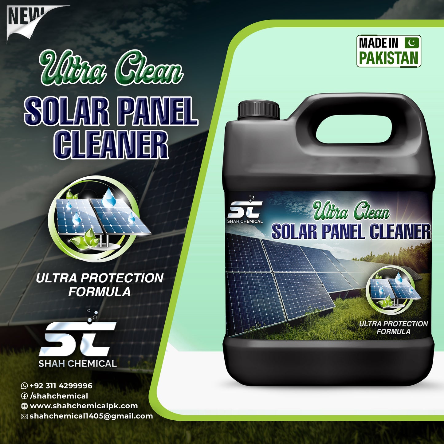 Ultra Clean Solar Panel Cleaner