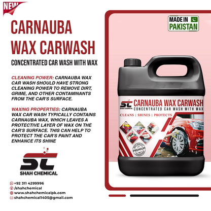 Carnauba Wax Car wash & wax shampoo