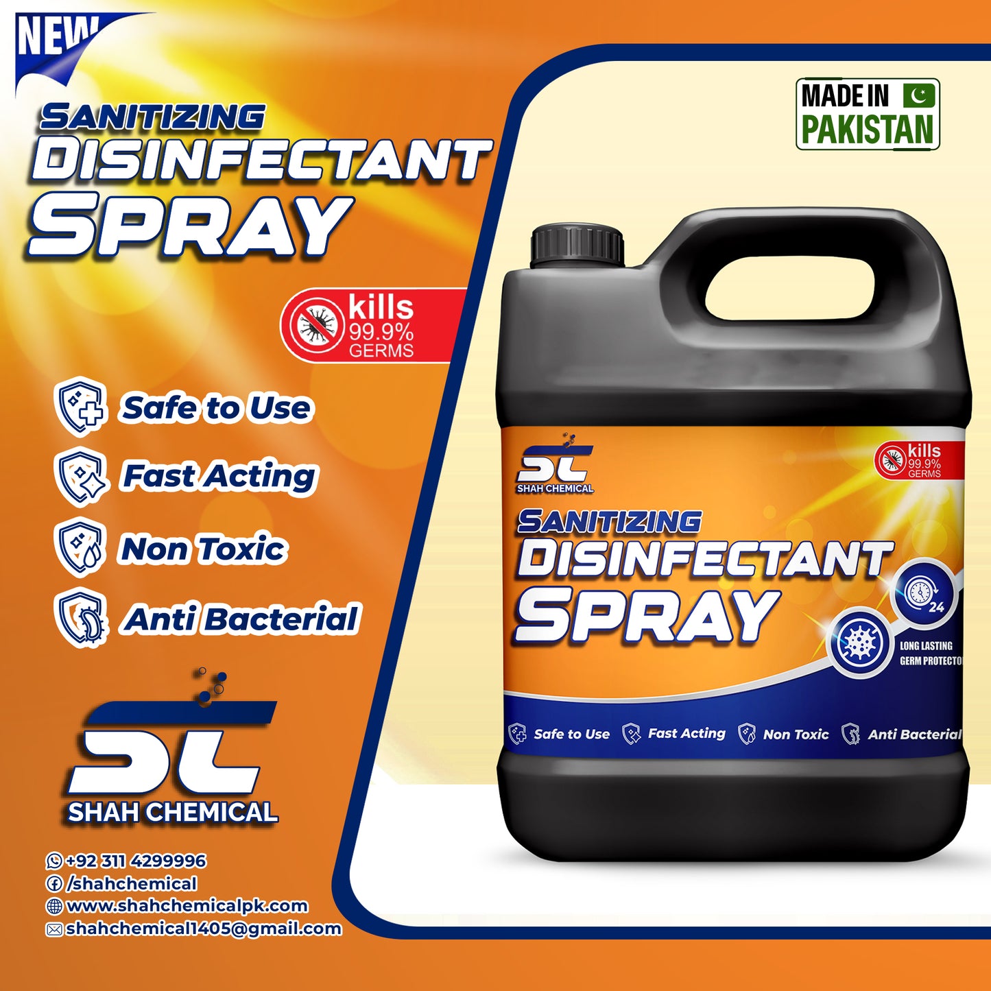 Sanitizing Disinfectant Spray