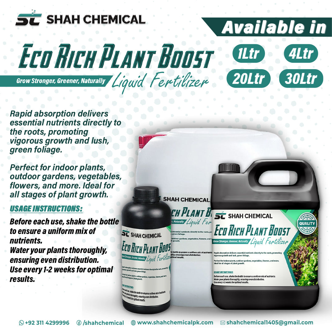 Eco Rich Plant Boost (LIQUID FERTILIZER & MICRONUTRIENTS) - MADE IN CHINA