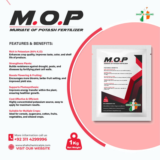 Muriate of Potash (MOP) - 1 kg pack Made in IRELAND