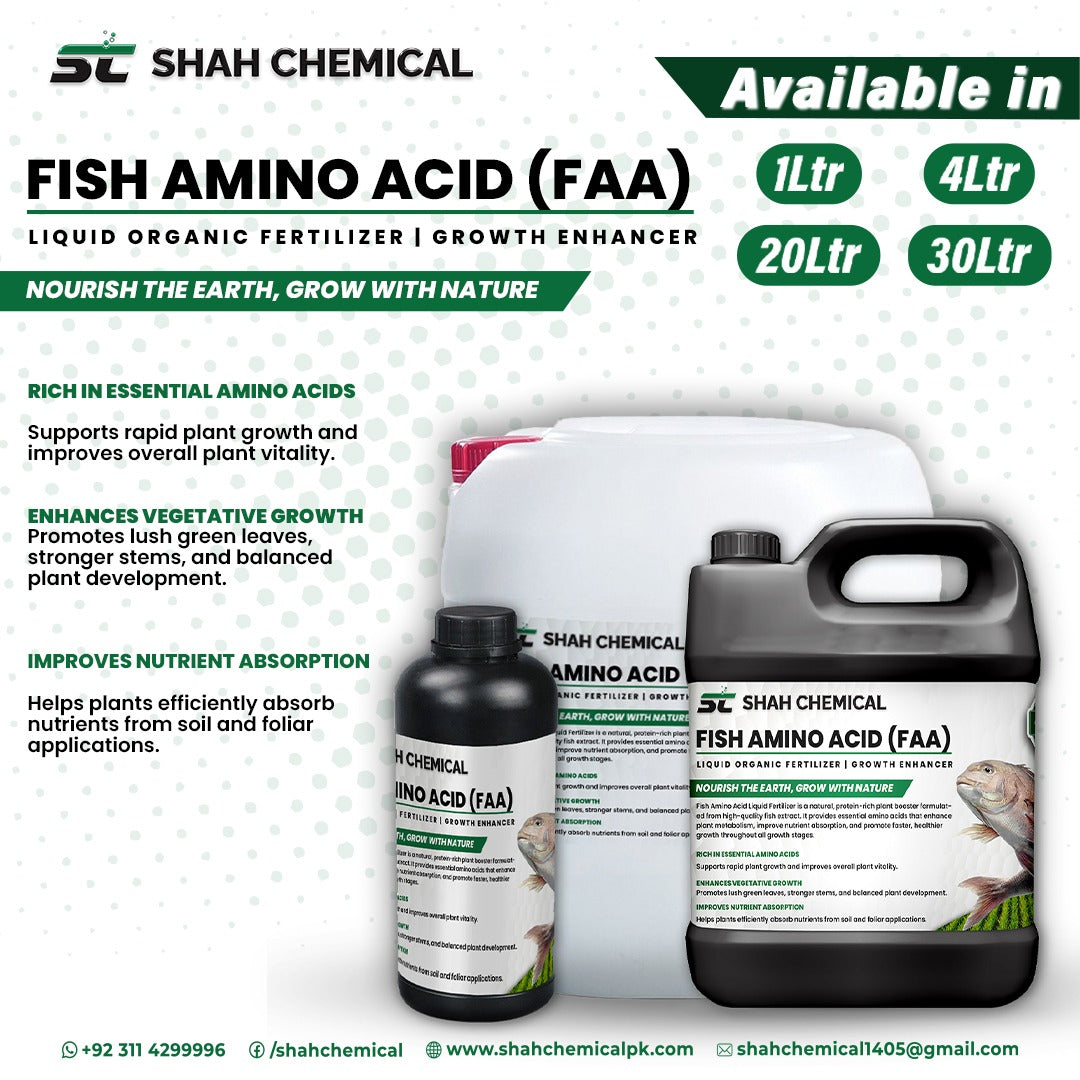FISH AMINO ACID (FAA) LIQUID ORGANIC FERTILIZER (MADE IN CHINA)