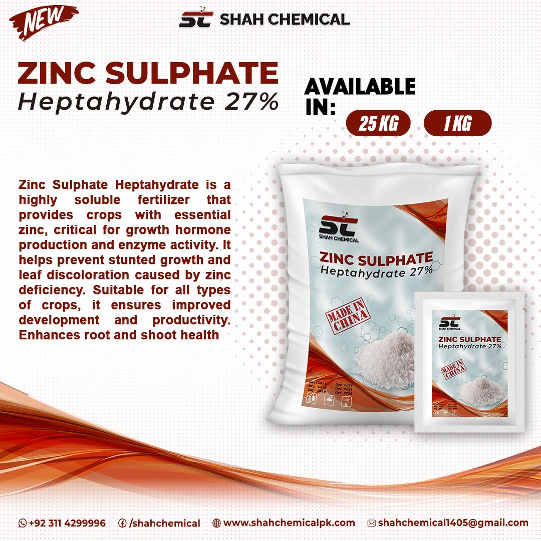 Zinc Sulphate Heptahydrate 27% - MADE IN CHINA