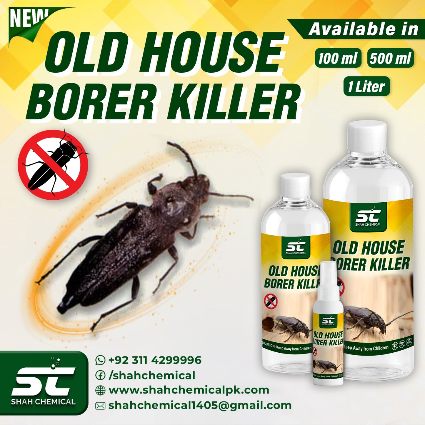 Old House Borer Killer Ready For Use Spray