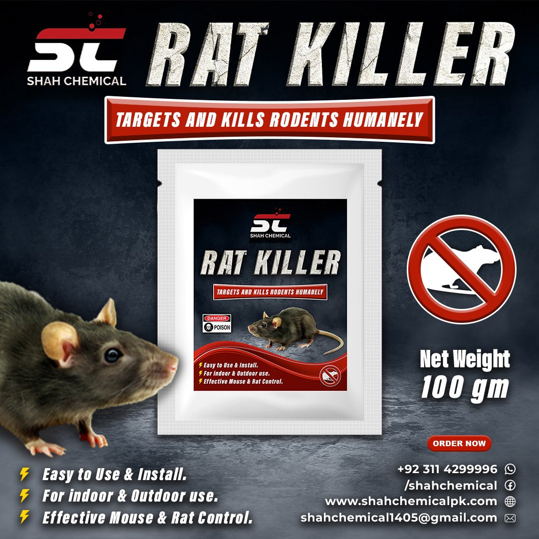 Rat , Rodent , Mice Rid Bait - 100 Gram Pack